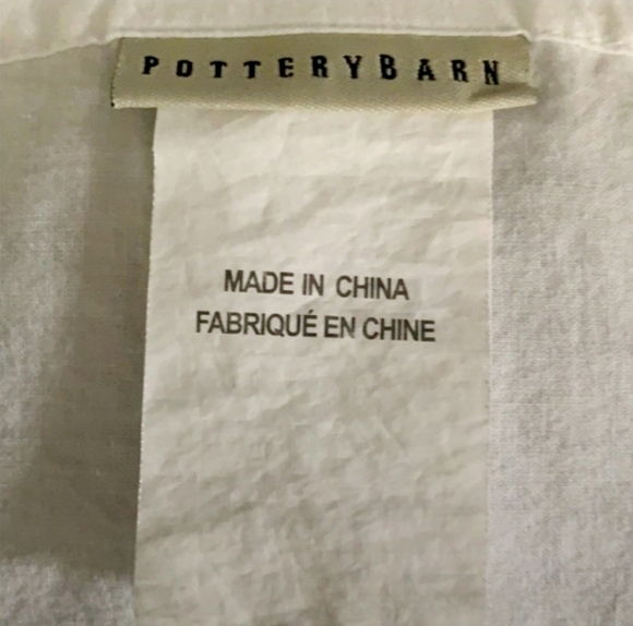 Pottery barn full bed skirt. 16" drop - Picture 5 of 5
